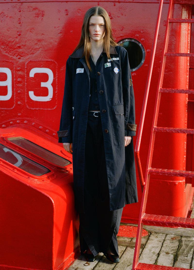 sea new york Carolyn Coat Navy