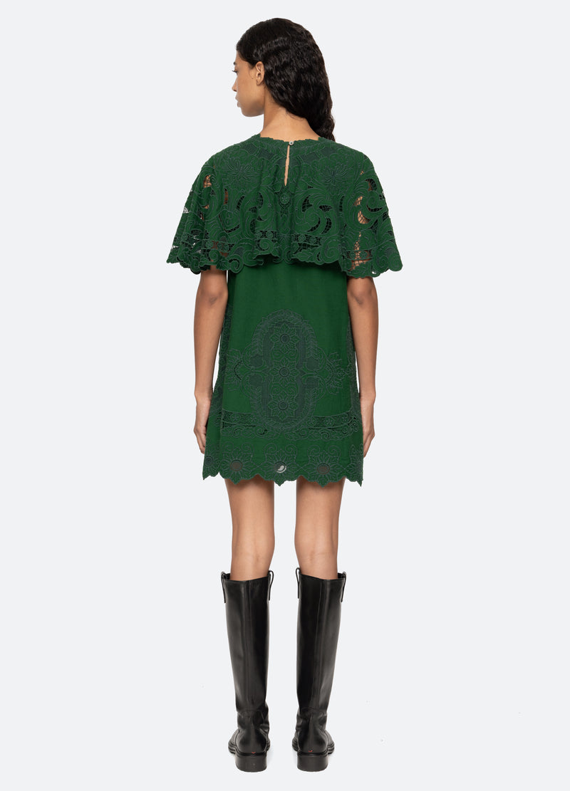 Sea New York Ceci Mini Dress Green