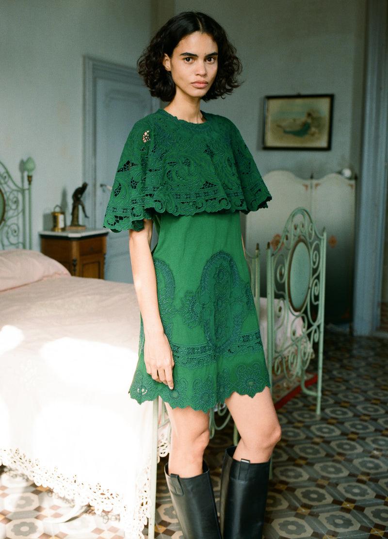 sea new york Ceci Mini Dress Green