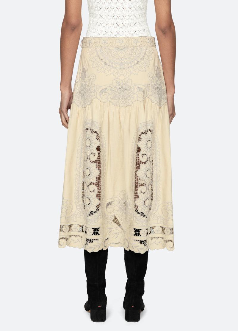 Sea New York Ceci Skirt Cream