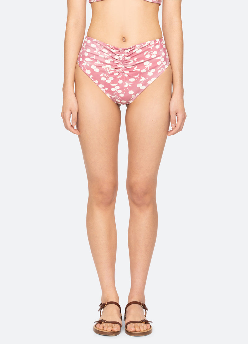 sea new york Cheri Bikini Bottom Red