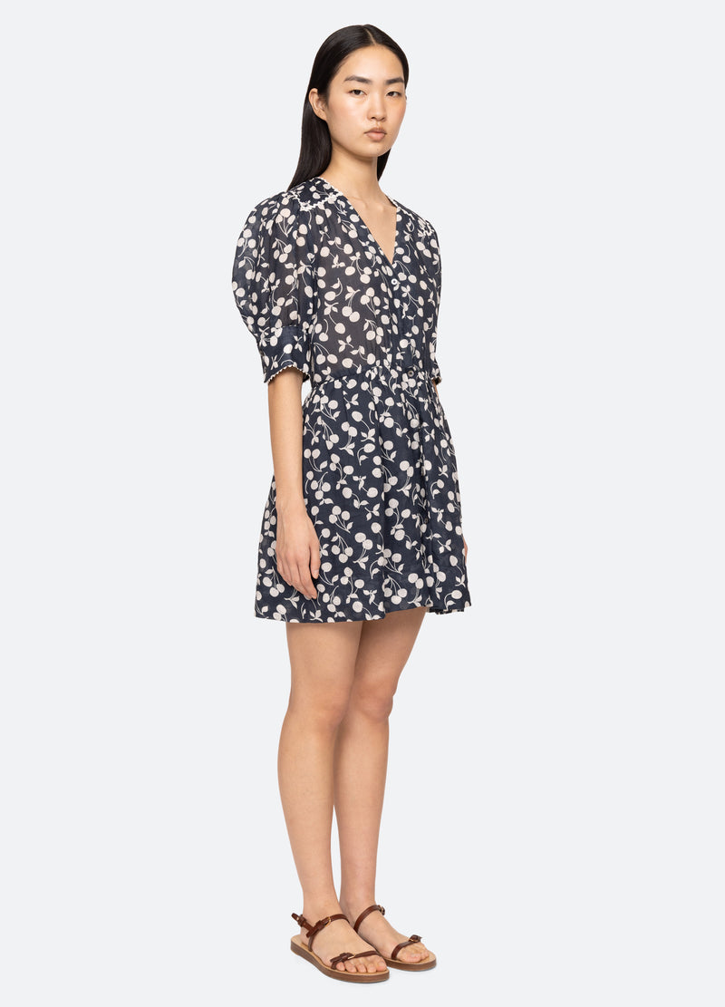 Sea New York Cheri Mini Dress Navy