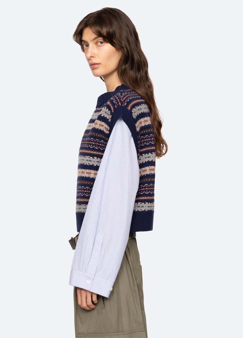 Sea New York Ciara Combo Top Navy