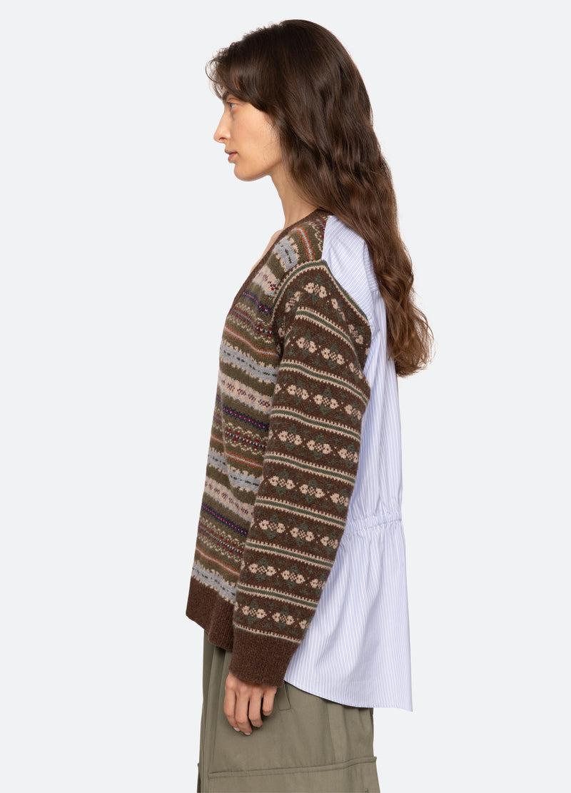 Sea New York Ciara Sweater Olive