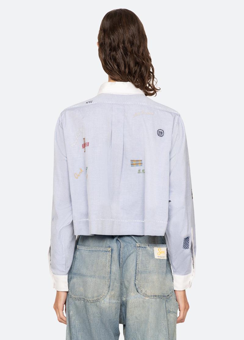 Sea New York Claira L/S Shirt Blue