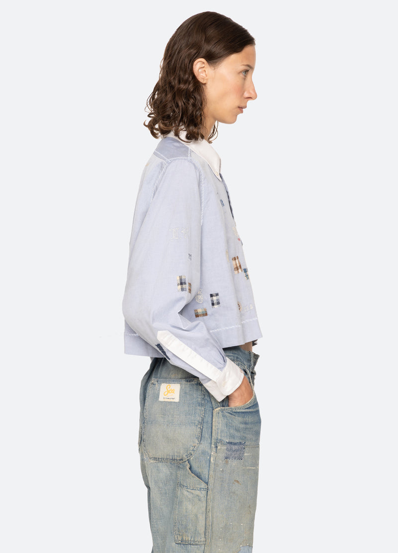 Sea New York Claira L/S Shirt Blue