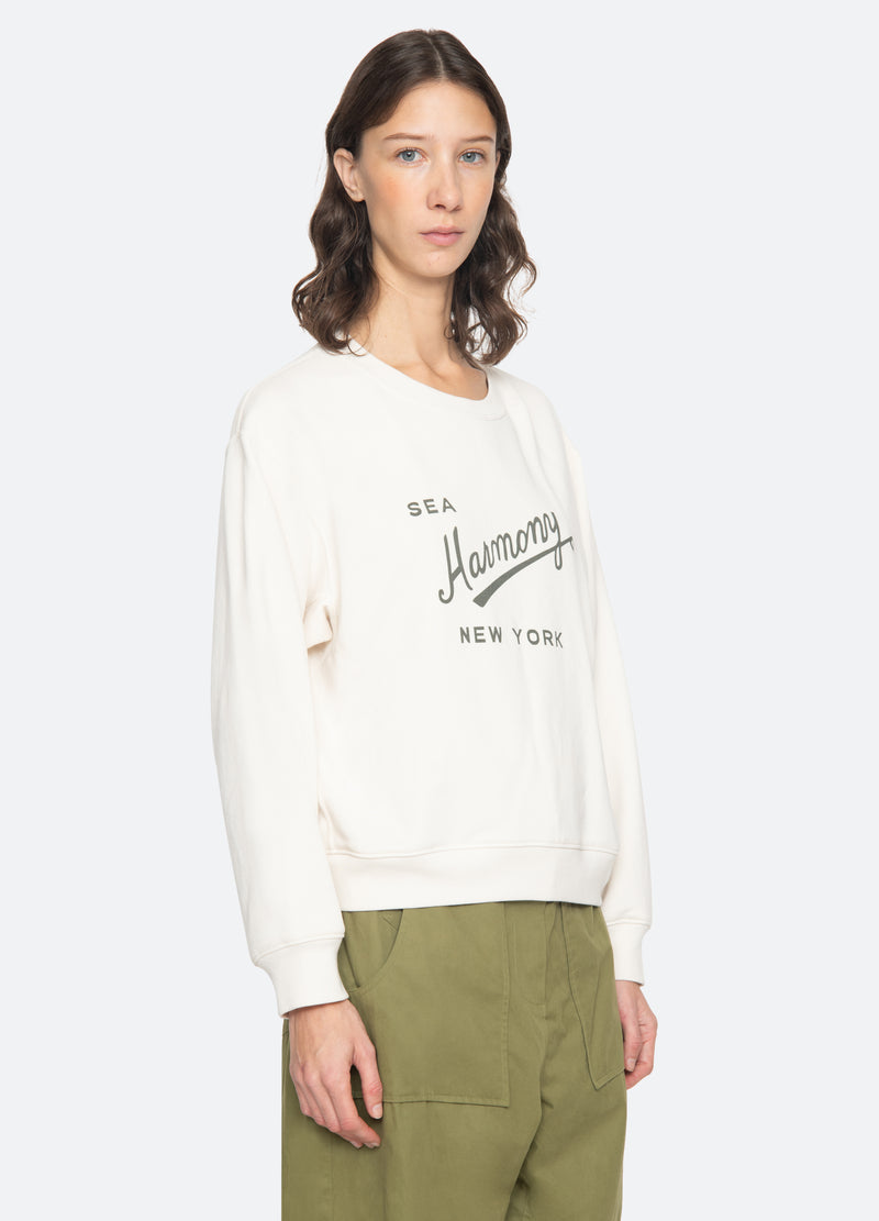 Sea New York Claira Sweatshirt Cream