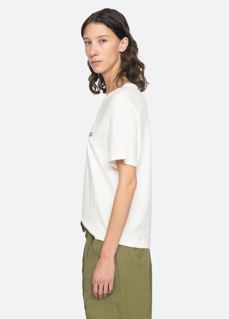 Sea New York Claira T-Shirt Cream
