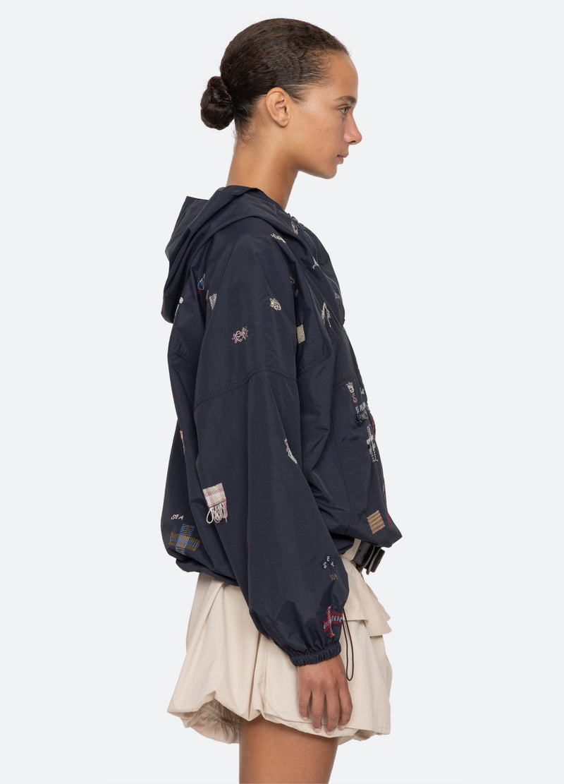 Sea New York Claira Windbreaker Navy