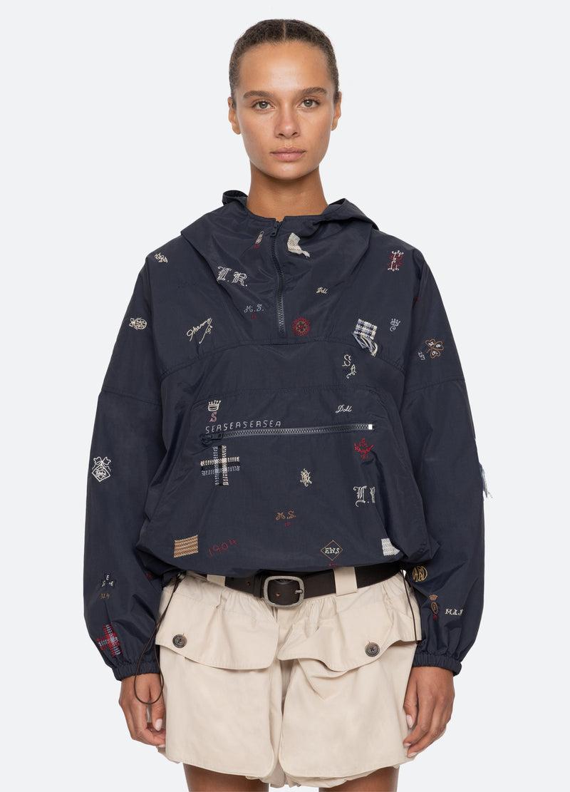 sea new york Claira Windbreaker Navy