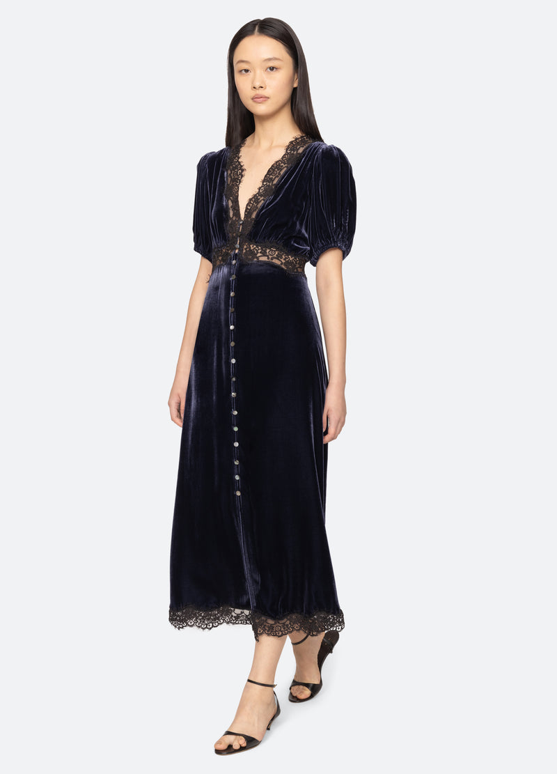 sea new york Clarice Dress Navy