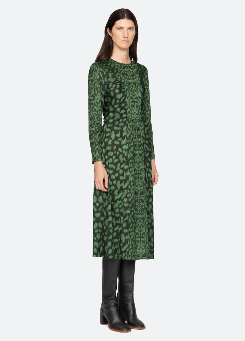 Sea New York Claude L/S Dress Green