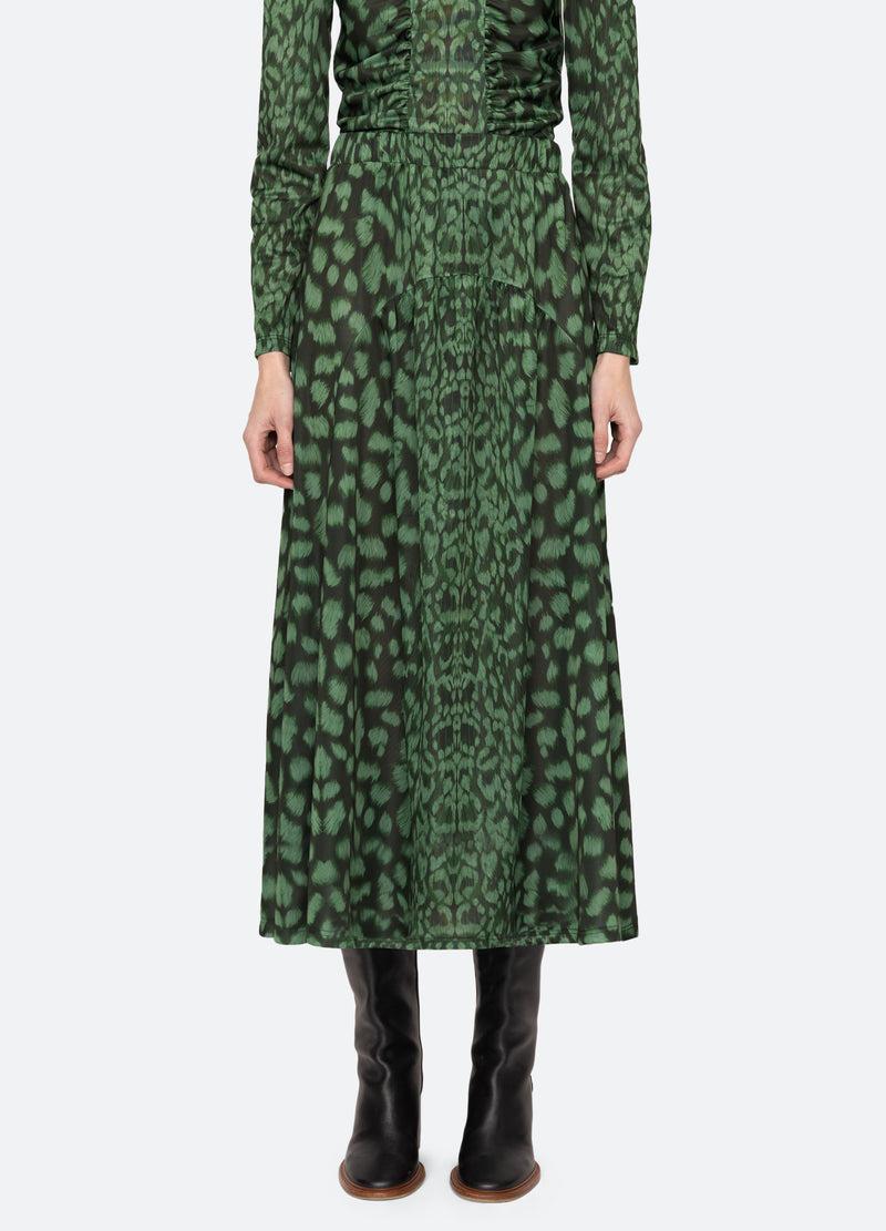 sea new york Claude Skirt Green