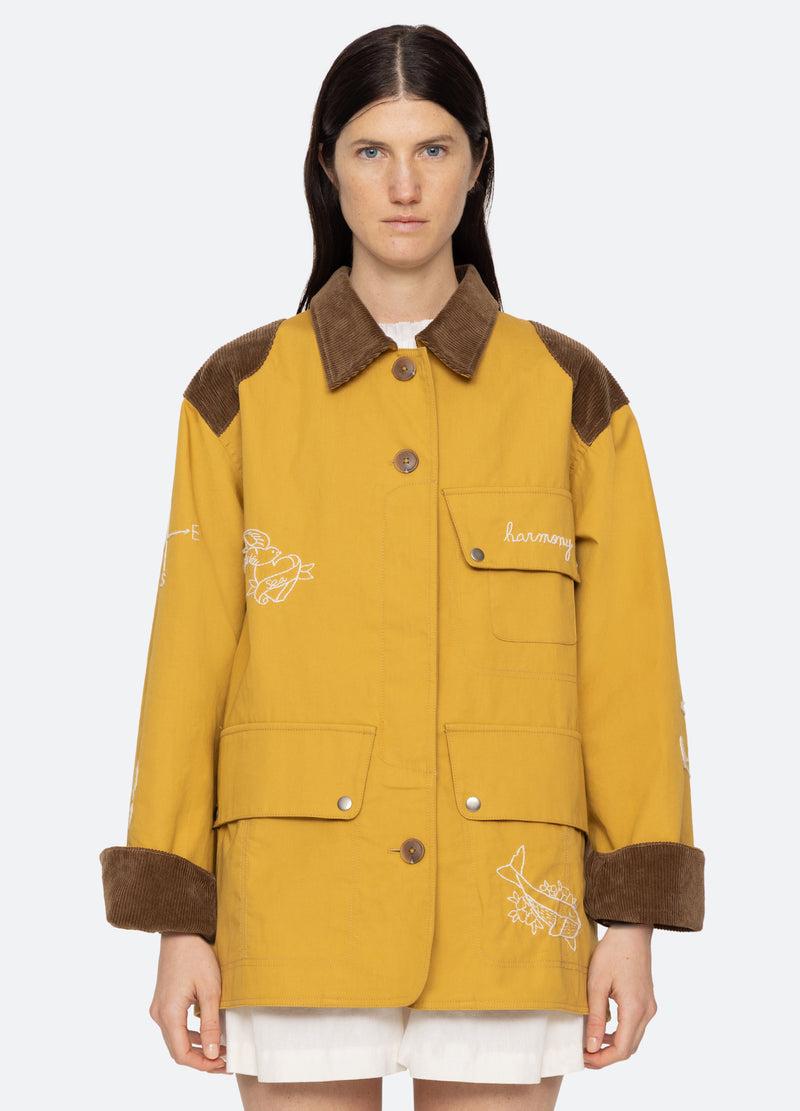 Sea New York Clyde Barn Jacket Yellow