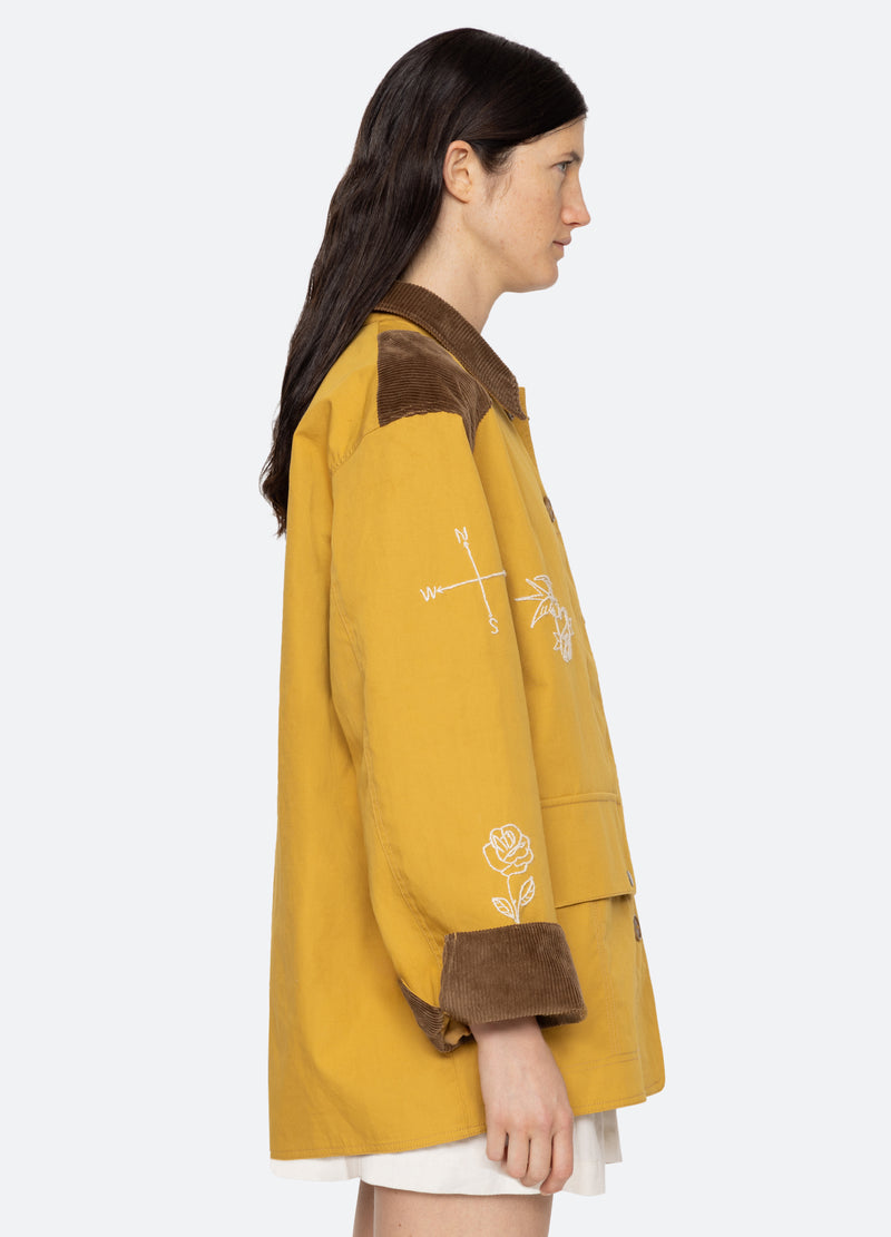 Sea New York Clyde Barn Jacket Yellow