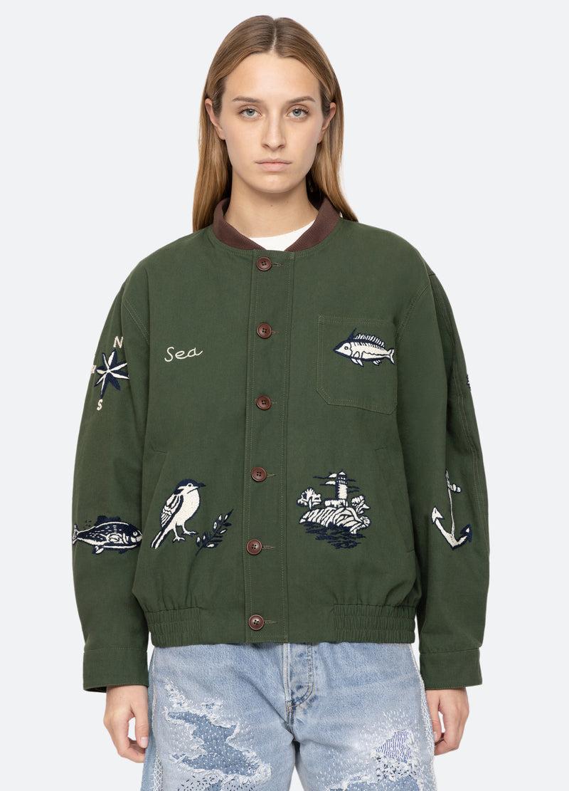 Sea New York Clyde Jacket Army