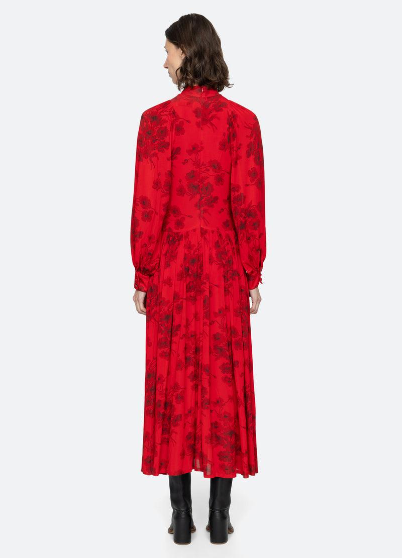 Sea New York Cornelia L/S Dress Red