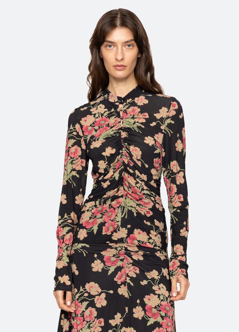 sea new york Cornelia L/S Top Black