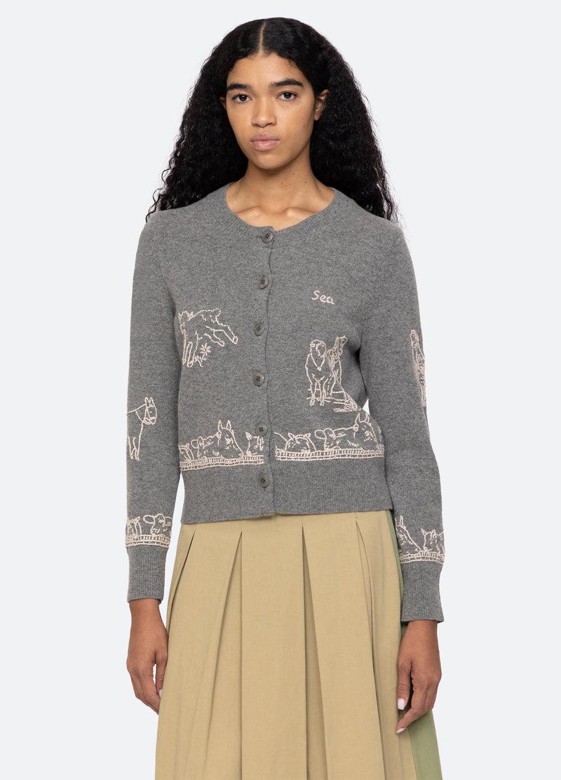 Sea New York Edin Cardigan Grey