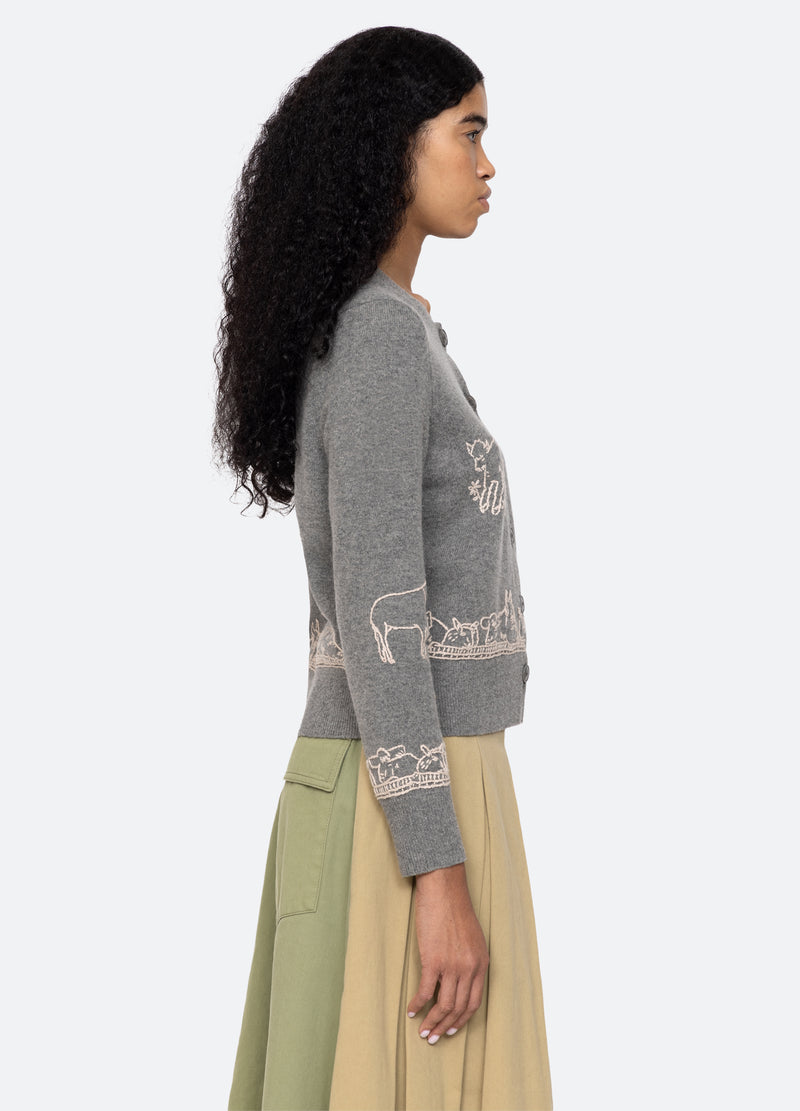 Sea New York Edin Cardigan Grey