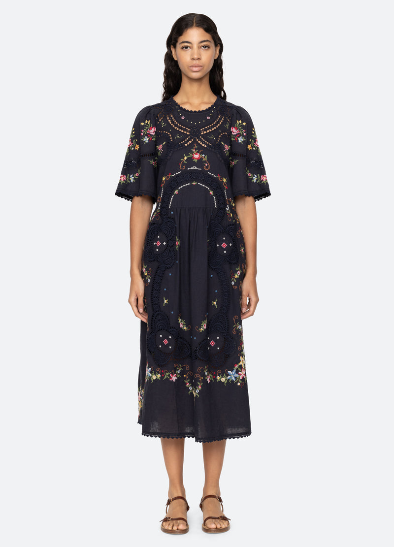 sea new york Edwina S/S Dress Navy