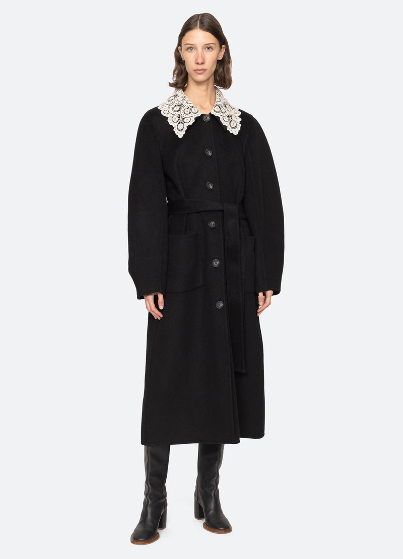 Sea New York Ellison Coat Black