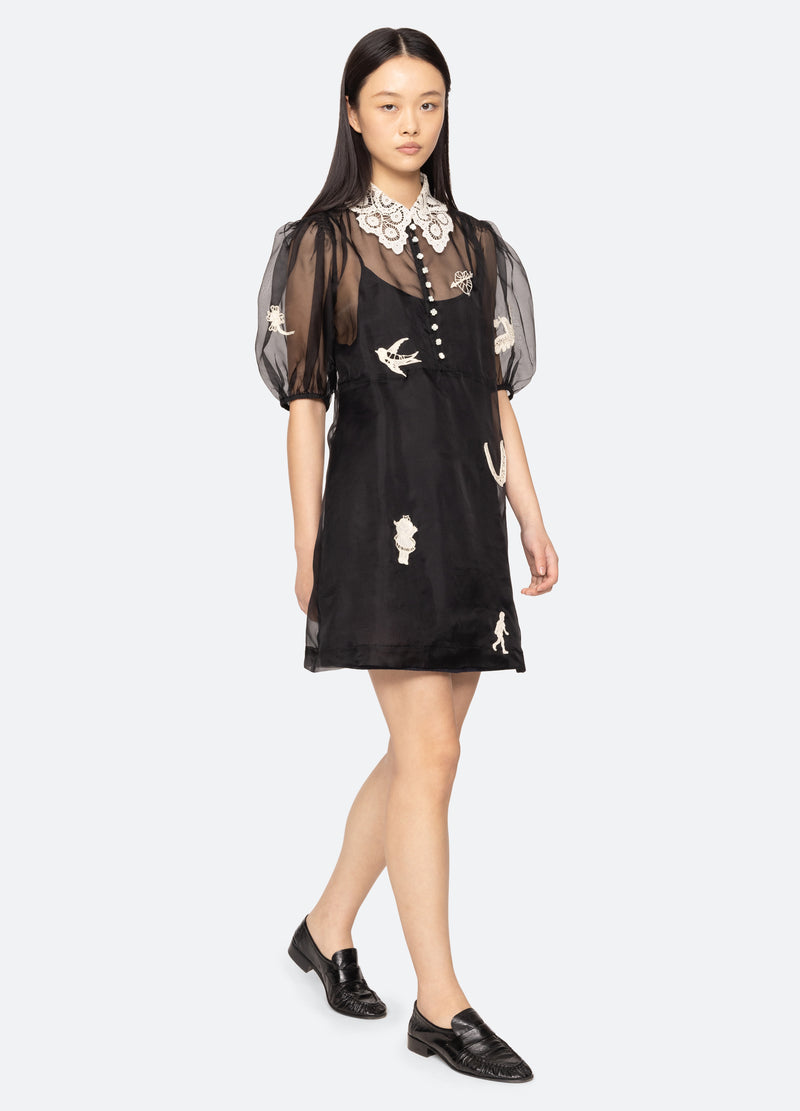 sea new york Ellison Mini Dress Black