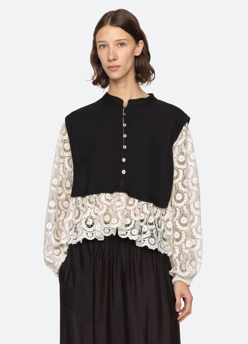 sea new york Ellison Top Black