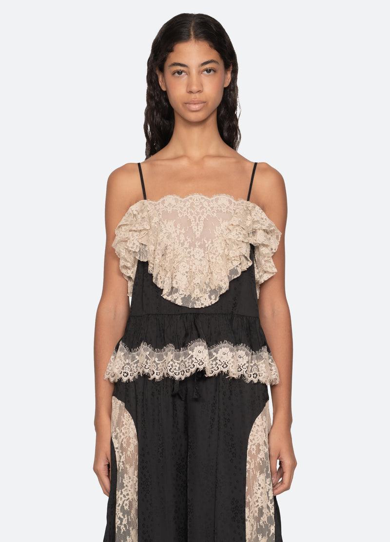 sea new york Ethel Camisole Black