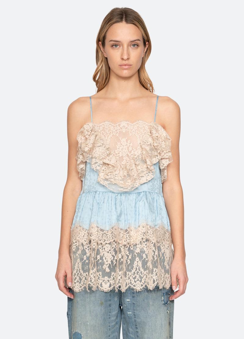 Sea New York Ethel Tunic Top Blue