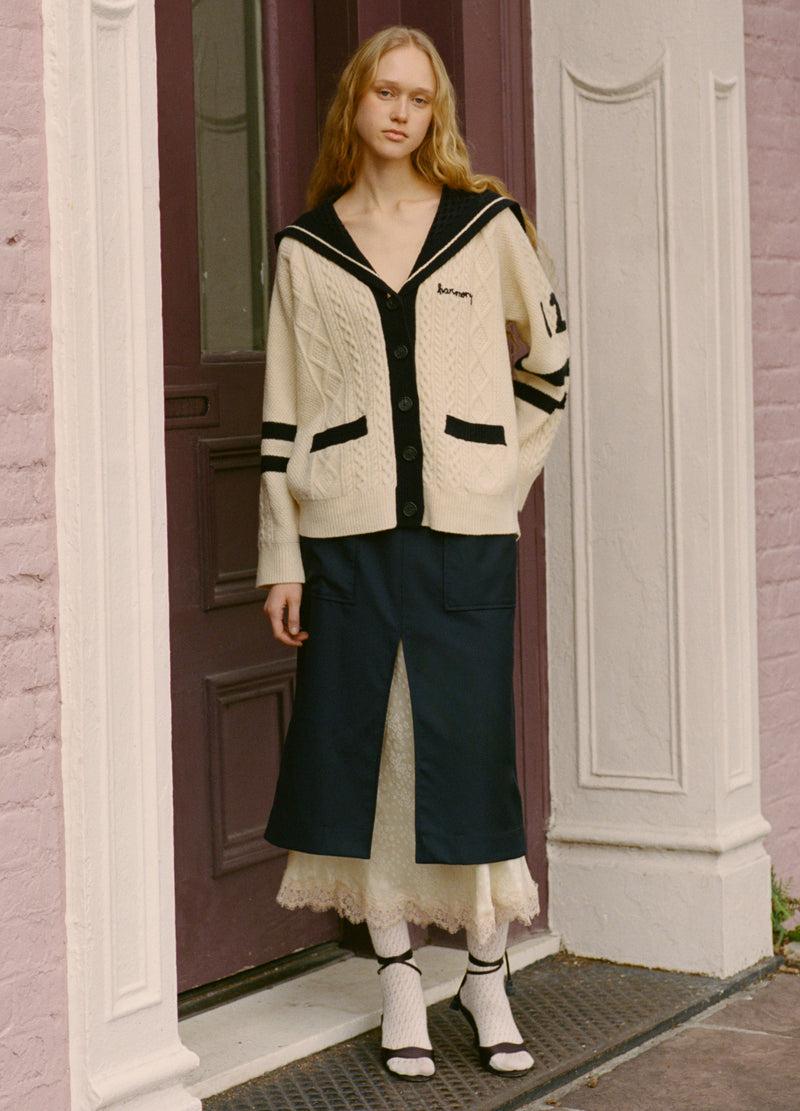 sea new york Fiora Skirt Navy