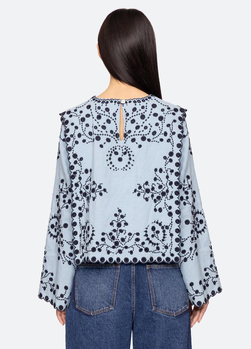 Sea New York Frances Top Blue