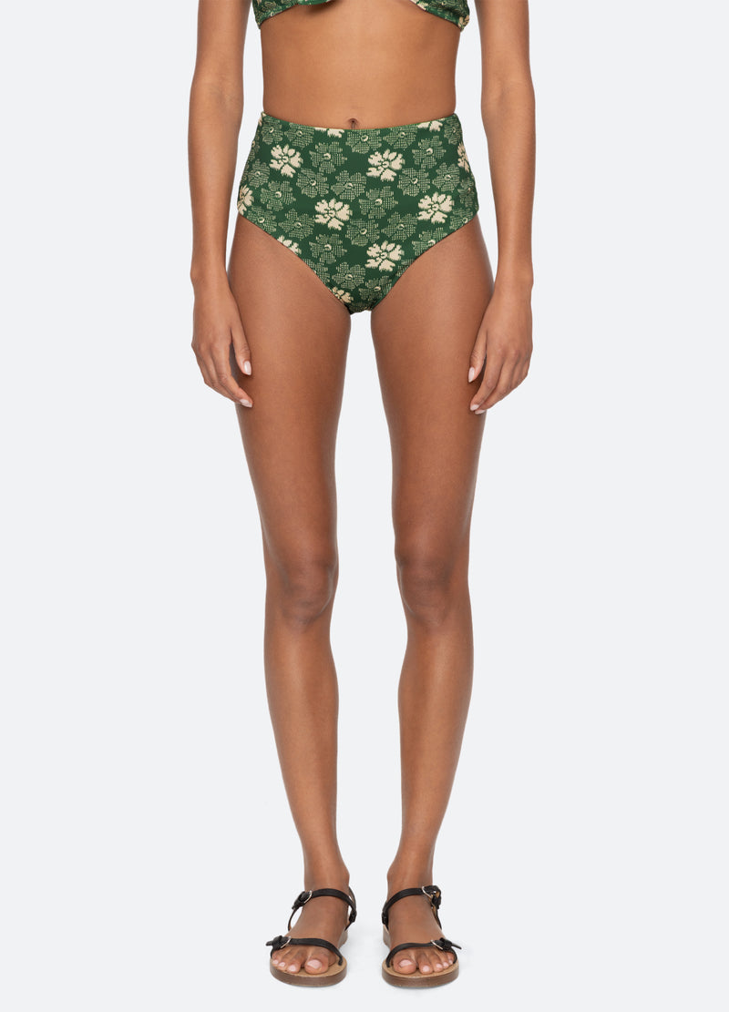 sea new york Gloria Bikini Bottom Green