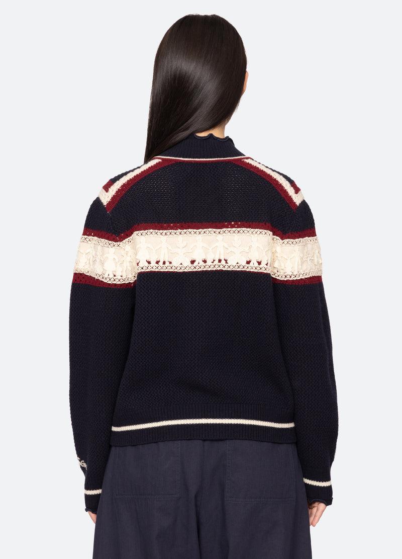 Sea New York Hester Zip Cardigan Multi