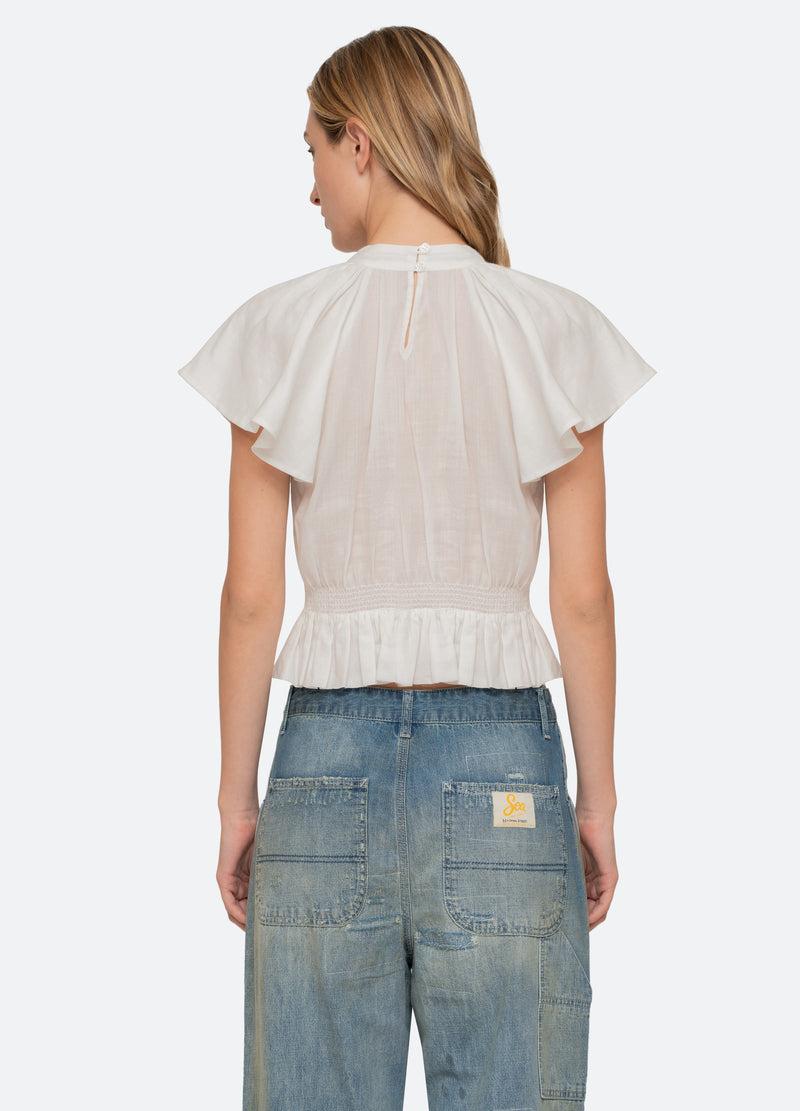 Sea New York Holden Top White