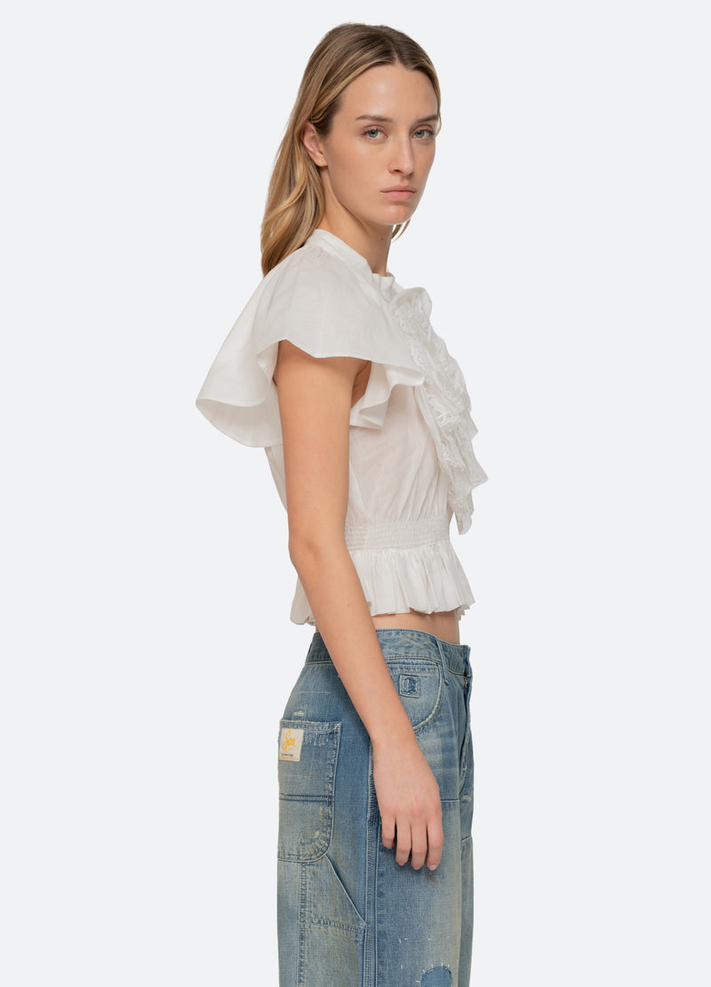 Sea New York Holden Top White