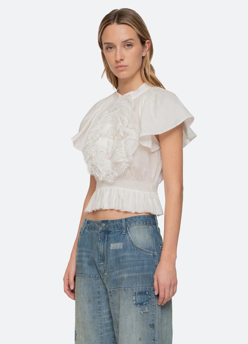 Sea New York Holden Top White