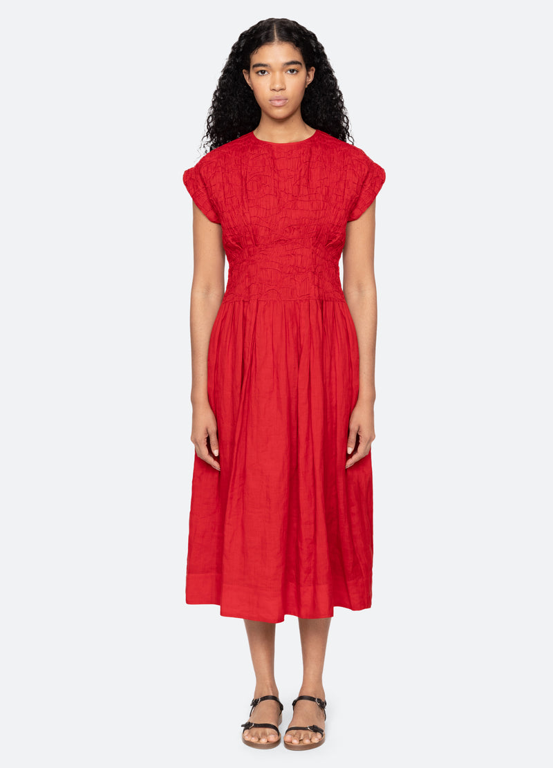 Sea New York Imogen Dress Red