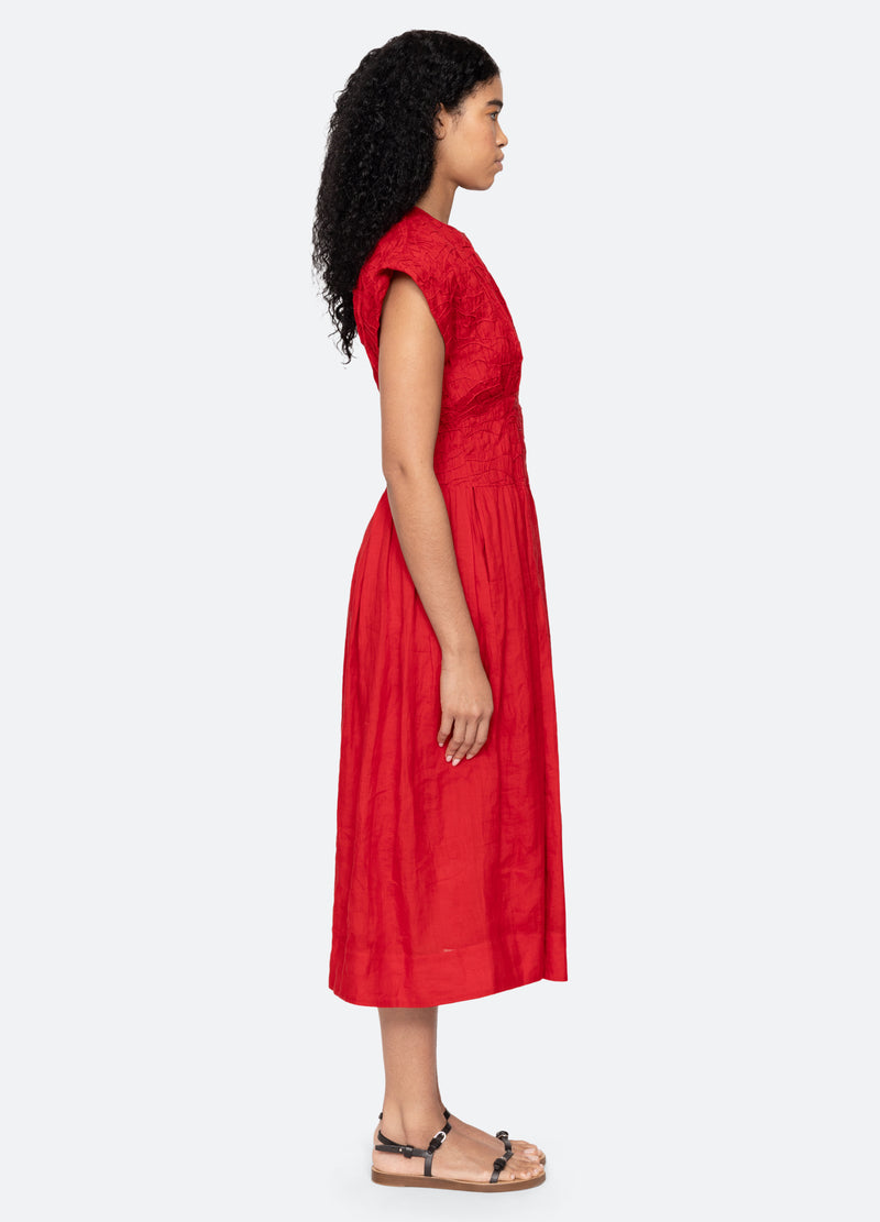 Sea New York Imogen Dress Red