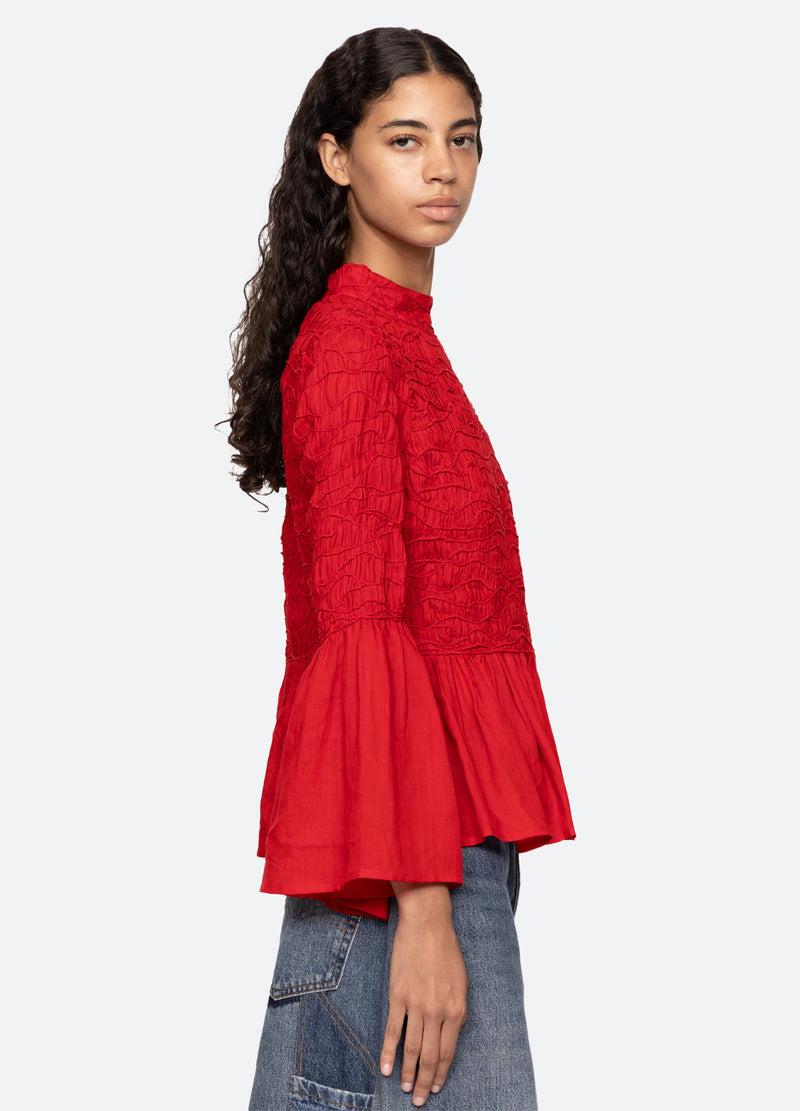 Sea New York Imogen L/S Top Red