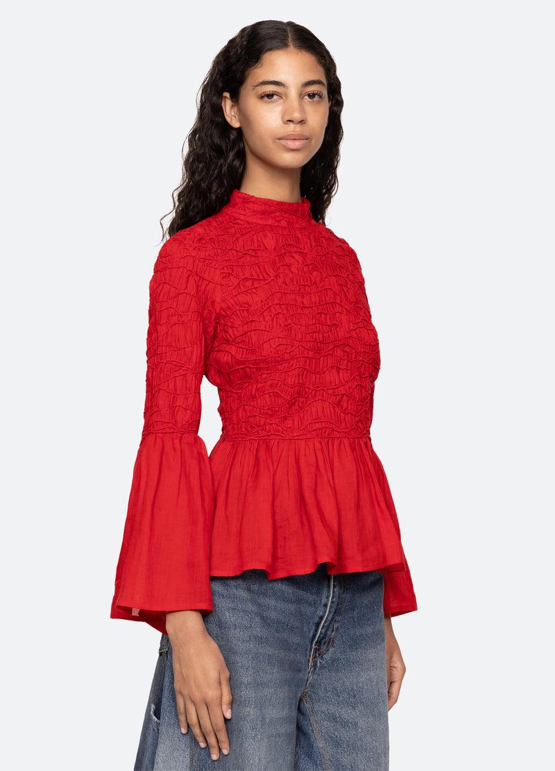 Sea New York Imogen L/S Top Red