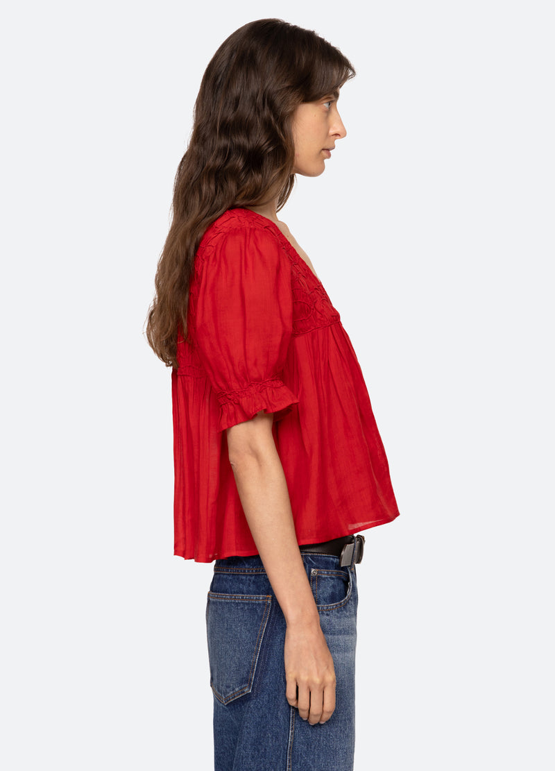 Sea New York Imogen Top Red