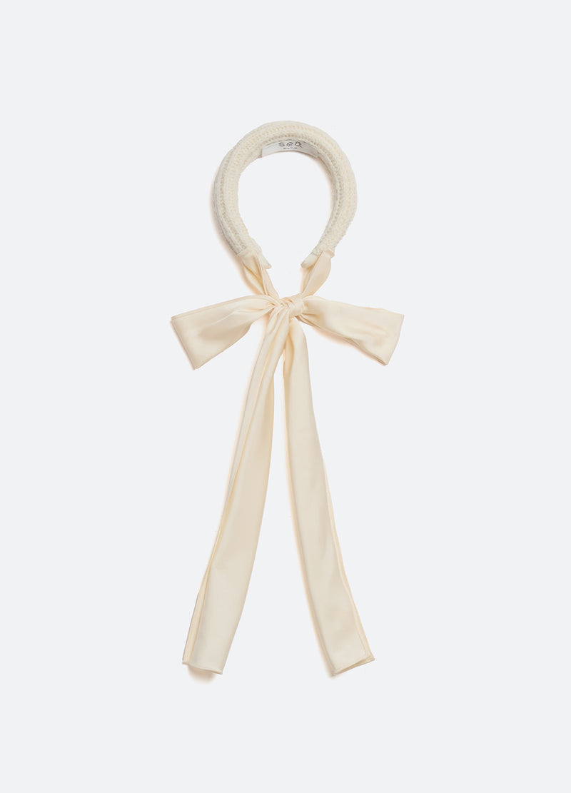 sea new york Inez Knitted Headband Cream