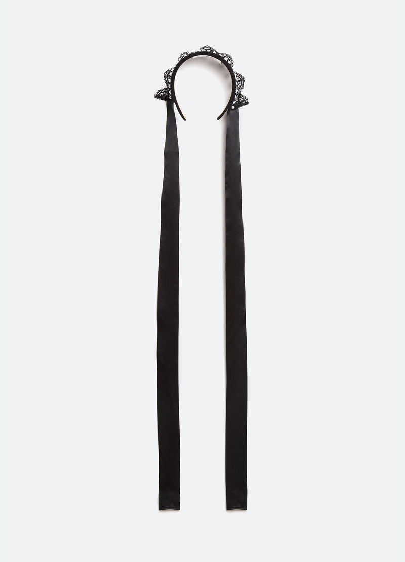 Sea New York Inez Pearl Headband Black