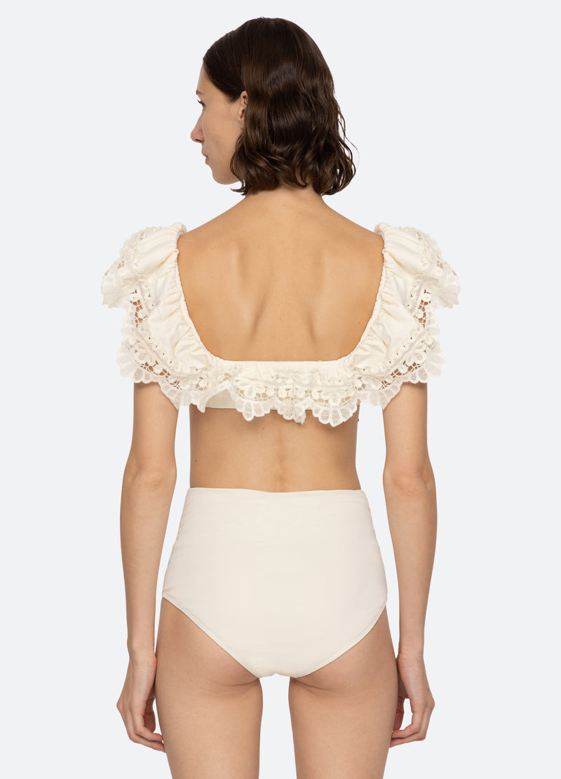 Sea New York Iyla Bikini Top White