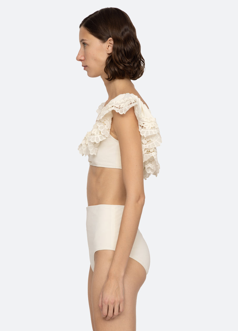 Sea New York Iyla Bikini Top White