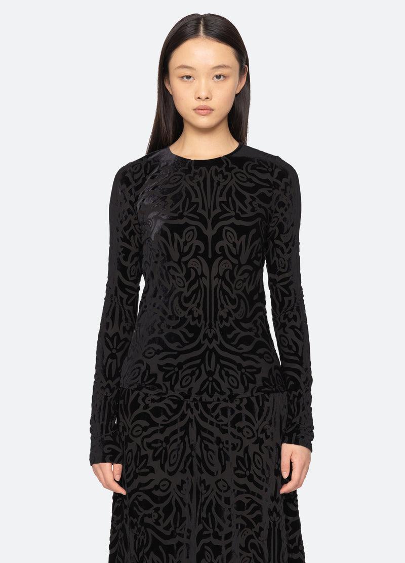 sea new york Julie Top Black