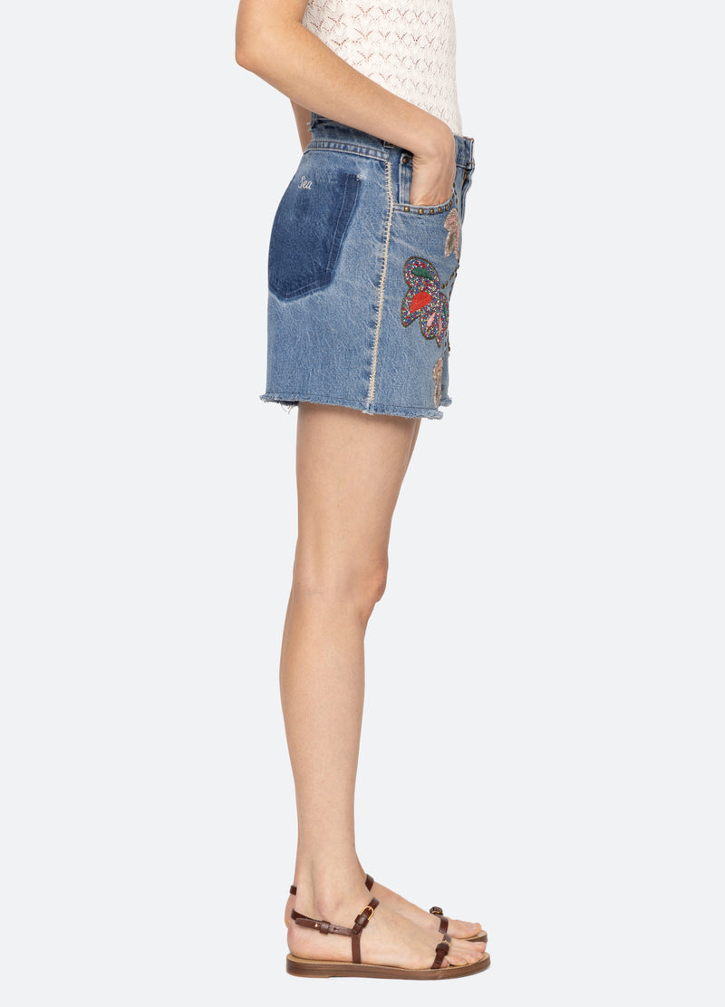 Sea New York Kara Shorts Blue