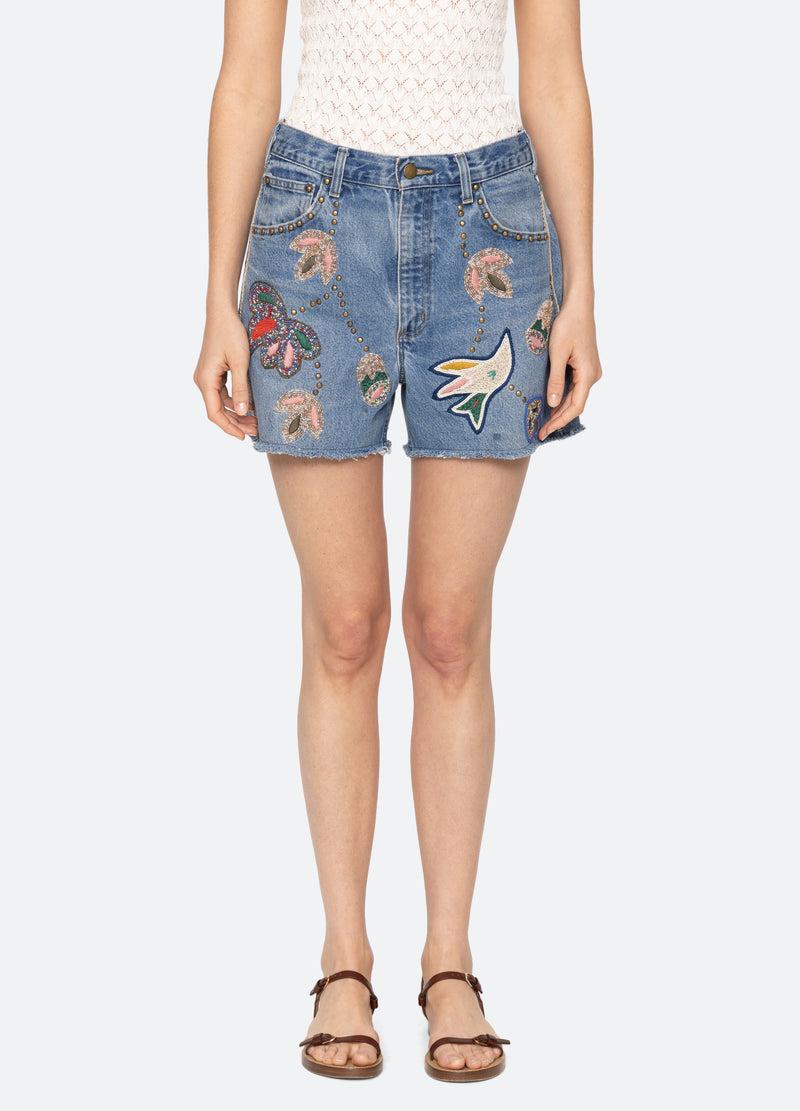 sea new york Kara Shorts Blue