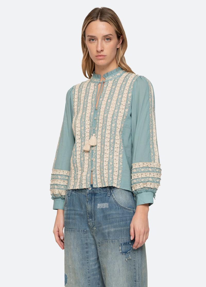 Sea New York Kirsten L/S Top Sky